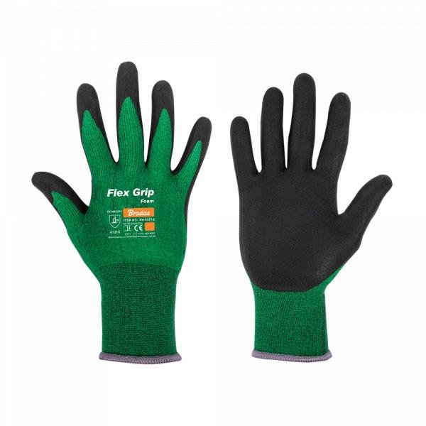Перчатки защитные FLEX GRIP FOAM, нитрил, размер 9, RWFGF9