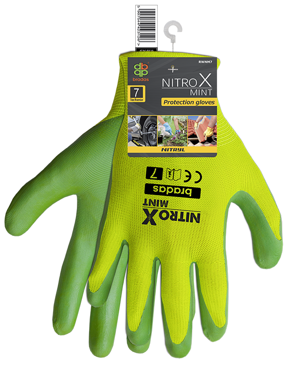 Перчатки защитные NITROX MINT нитрил, размер 6, RWNM6