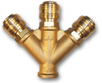 ESSK Тройник с коннекторами РВ 3/8", GK1373
