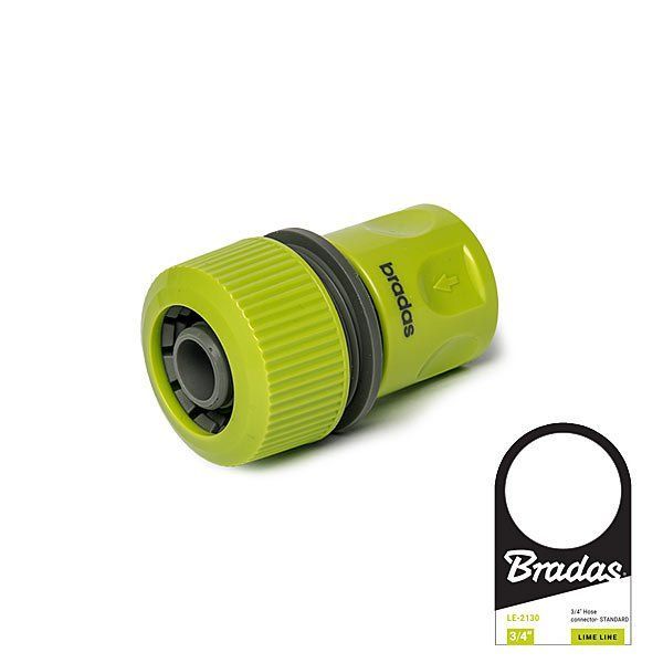 Коннектор STANDARD, для шланга 3/4", LIME EDITION, LE-2130