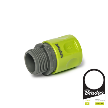 Коннектор с наружной резьбой 3/4", STANDARD, LIME EDITION 2016, LE-2121