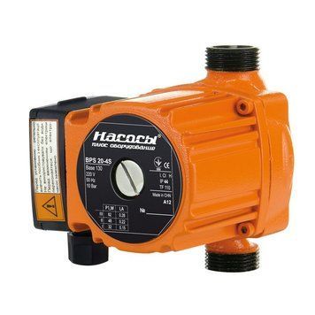 Циркуляційний насос BPS20-6S-130, шнур живлення, комплект гайок "NPO"