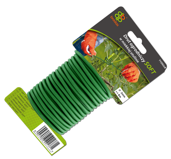 Провод садовый SOFT из мягкого ПВХ, 4 мм х 6 м, TYDS4X6