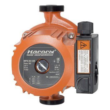 Циркуляційний насос BPS25-12S-180, шнур живлення, комплект гайок "NPO"