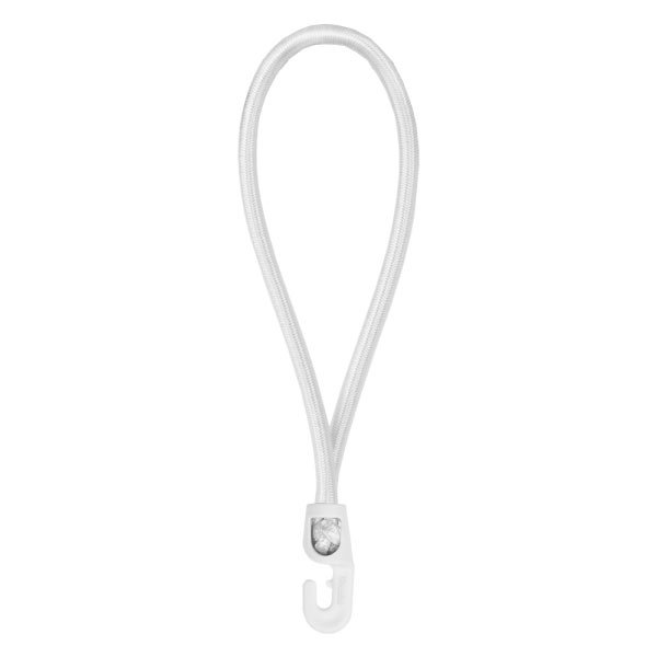 Резиновый шнур с крючком, 40см, PVC BUNGEE CORD HOOK, BCH3-0440WH-E