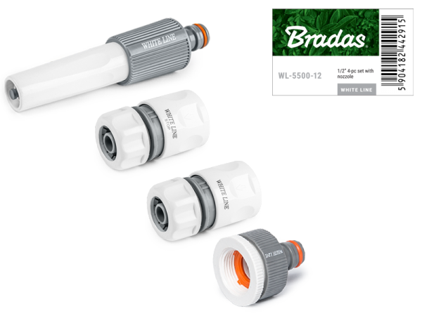 WHITE LINE Комплект 4 елементи на шланг 1/2", WL-5500-12