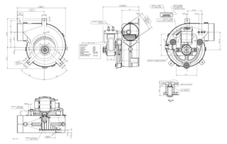 Вентилятор Viessmann Vitopend 100 WH1B, WH1D, WHO, WHOA (7829879)