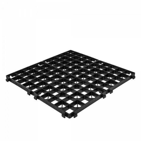 Газонная решетка, OPTIMAL GRID, 30х333x333мм черная, KROG30BC