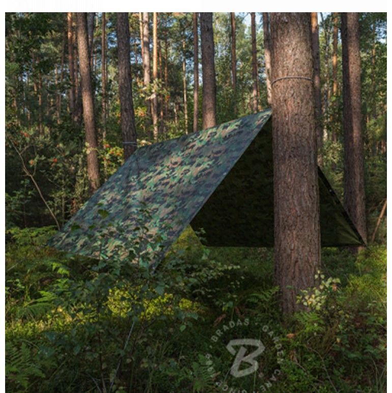 Тент камуфляж CAMOforest, 10х12м, 90 г/м&sup2;, PLCF9010/12