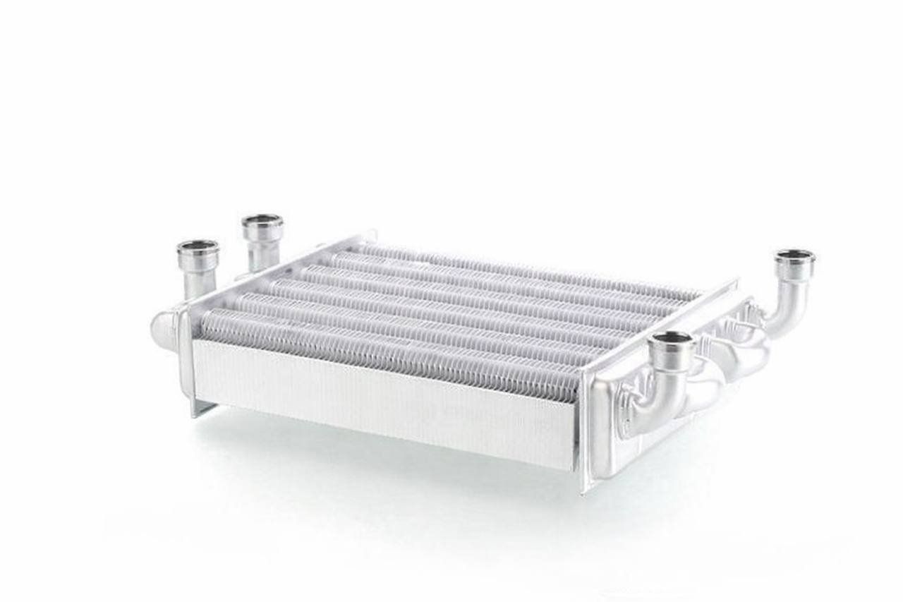 Теплообменник битермический Ariston Egis/AS 24 FF, Immergas,Biasi, Unical (1.024398/65106300/BI1592100)
