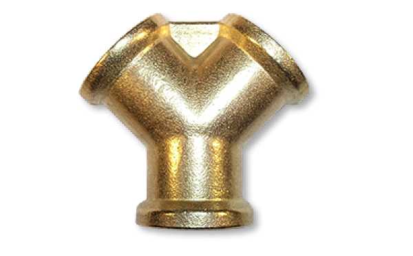 Двойник 3 x РВ 3/8" - латунь, SP030