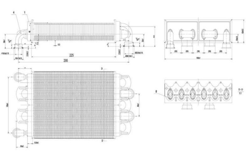 Теплообменник битермический Sime Metropolis DGT 25 BF (6174258)