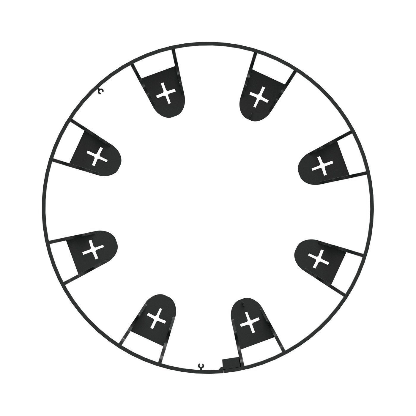 Бордюр садовый UNIBORD 4 м x 4,5 см 30-250
