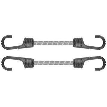Гумовий шнур з гачками, 2 х 40см, PVC BUNGEE CORD HOOK, BCH2-08040GY-B
