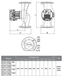Циркуляційний насос BPS40-15SMF-250 NEXT 2.0 PRO, шнур живлення, приєднувальний комплект "NPO"