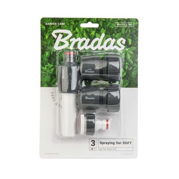 Комплект, 4 элемента на шланг 3/4", WHITE LINE SOFT, WL-S5500-34K