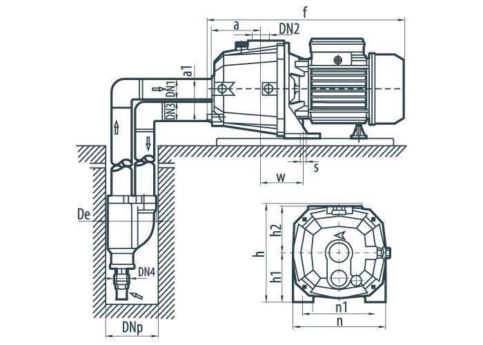 Поверхневий насос DP750A "NPO"
