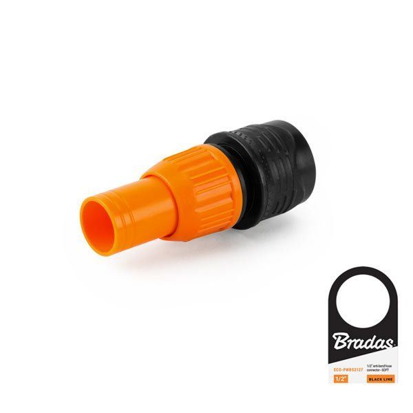 Коннектор 1/2" с фланцем, STANDARD, BLACK LINE SOFT FULL, ECO-PWBS2127