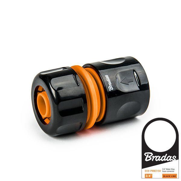 Коннектор для шланга 3/4", POWER JET, BLACK LINE, ECO-PWB2163