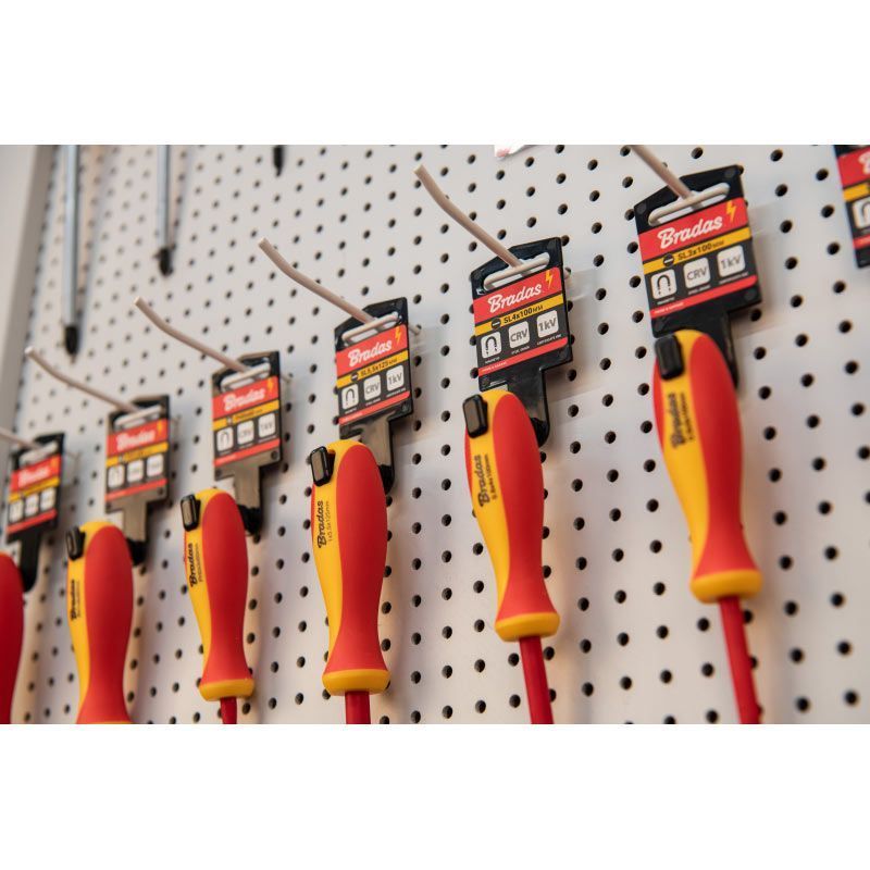 Отвертка плоская, SL 3/100 мм 1 кВ, HOME & GARAGE, DIY-SL1130100-V