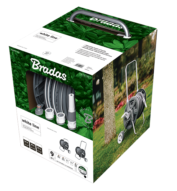 Комплект WHITE LINE WHITE SILVER 1/2" 30м, WL-W1B30 Bradas