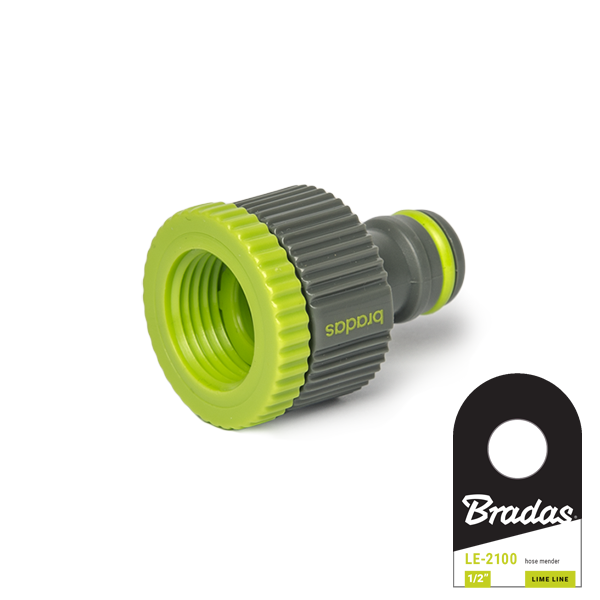 LIME EDITION Адаптер редукционный на кран РВ 3/4" / 1/2", LE-2198