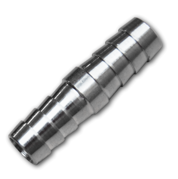 Соединитель для шланга 2x6мм, STAL-CHROM, SE1-1P06/STEEL