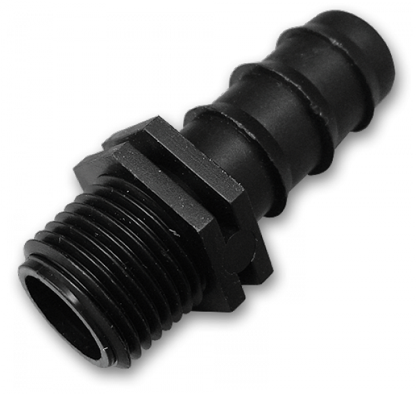 Адаптер для трубки 16 мм із зовнішнім різьбленням 3/4", DSWA04-3416L