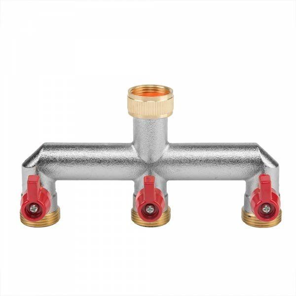 Розподільник з трьома кранами, 3/4", BR-3134