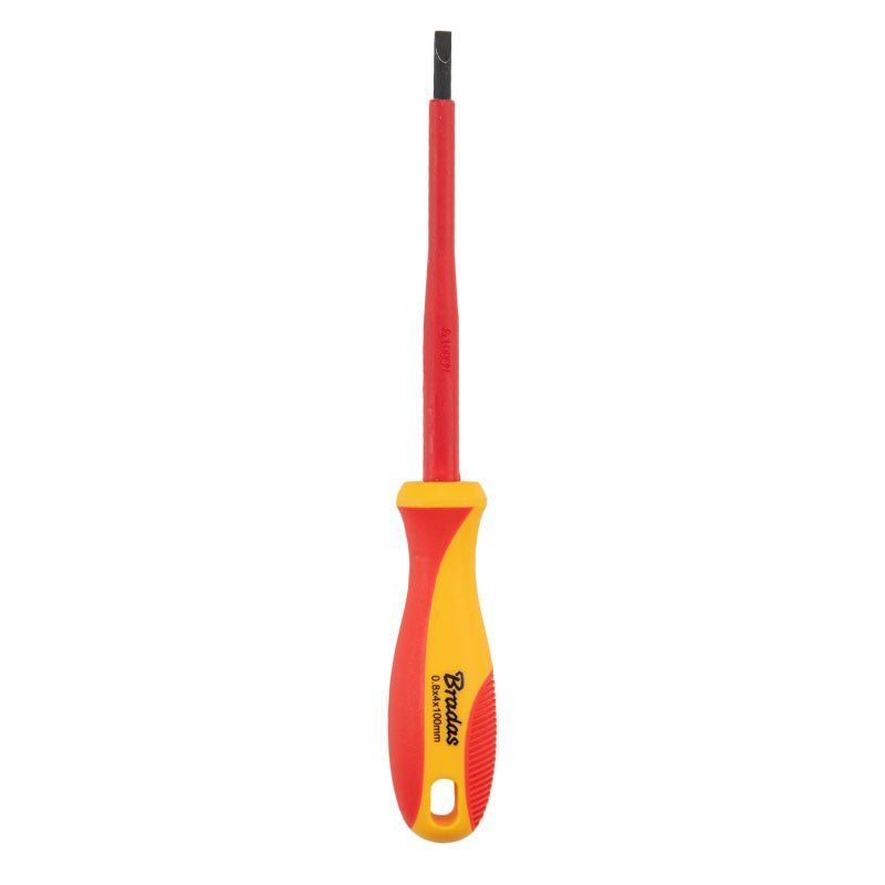 Отвертка плоская, SL 5,5/125 мм 1 кВ, HOME & GARAGE, DIY-SL1155125-V