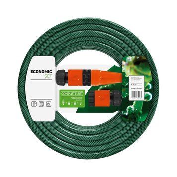 Поливальний набiр ECONOMIC 1/2&rdquo; 20м + набір фитингів BASIC 10-100