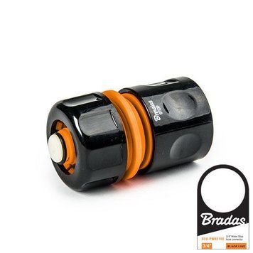 Коннектор 3/4", POWER JET - STOP, BLACK LINE, ярлык, ECO-PWB2165