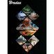 Защитные перчатки DIAMOND, нитриловые, L размер 8-9, зеленые, RWJNDGR9